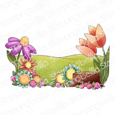 Stamping Bella Stempel - Spring Backdrop